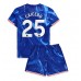 Maillot de foot Chelsea Moises Caicedo #25 Domicile vêtements enfant 2024-25 Manches Courtes (+ pantalon court)